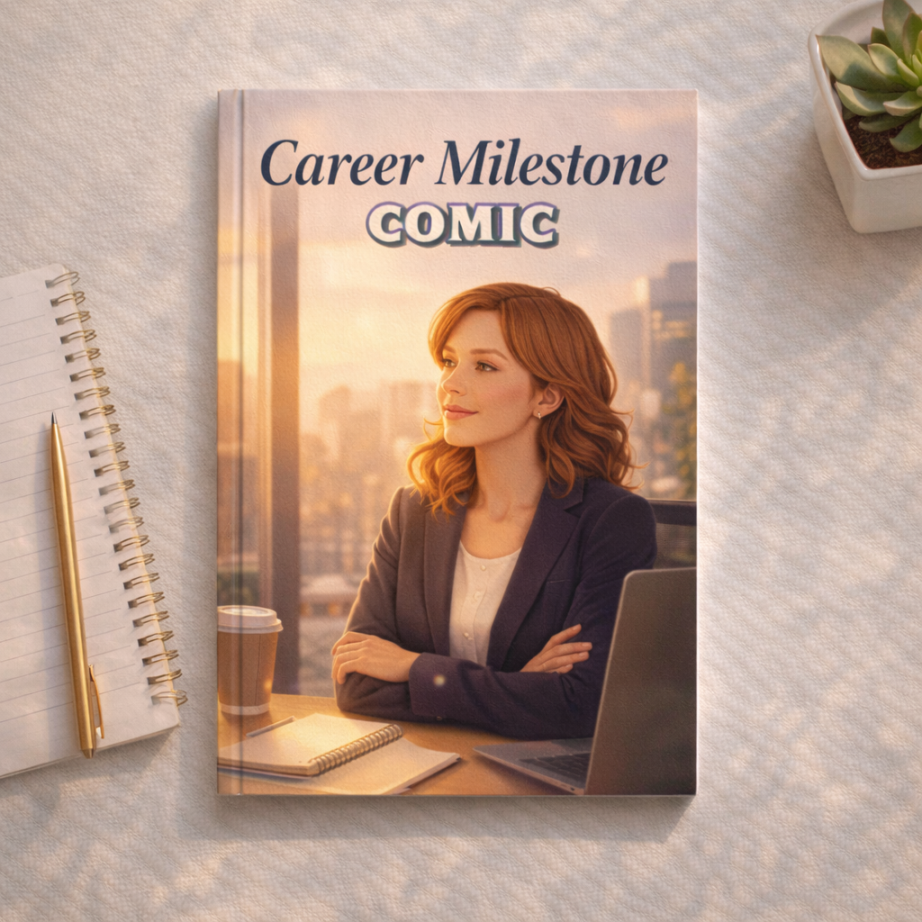 Career Milestone Comic — Personalized Professional Achievement