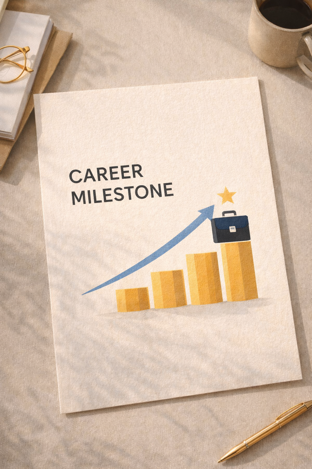 Career Milestone — Personalized Illustrated Professional Story