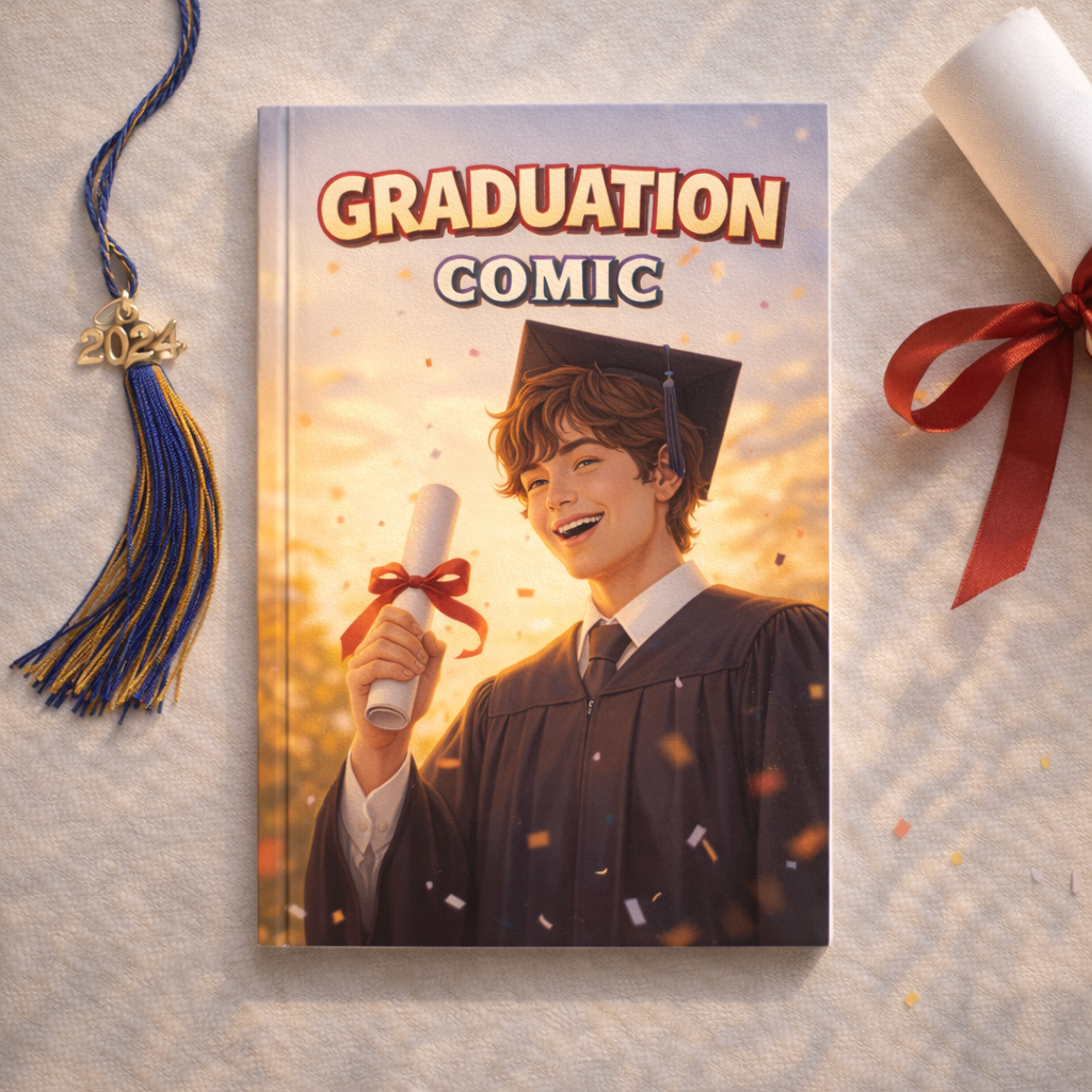 Graduation Comic — Personalized Achievement Celebration