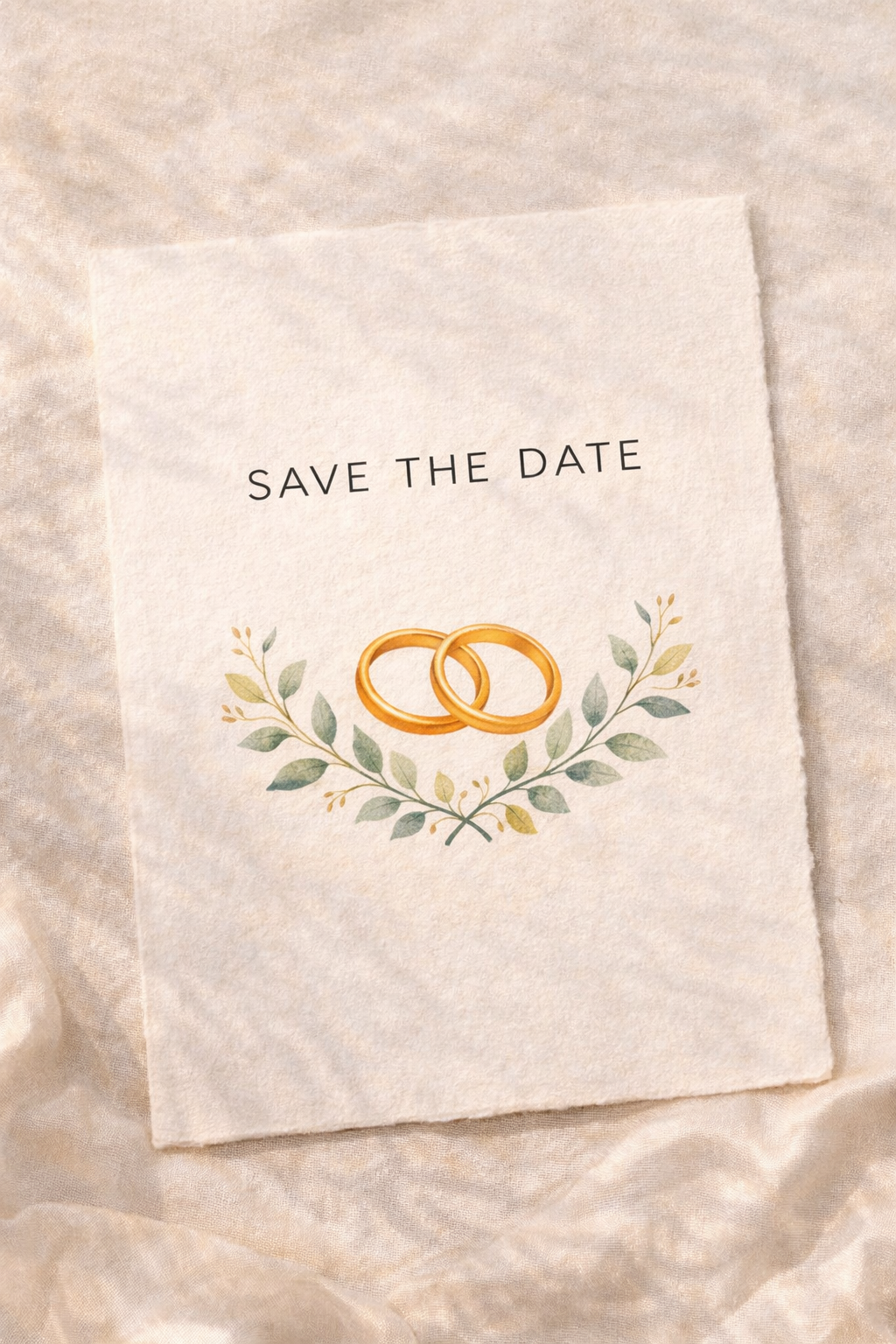 Save The Date — Personalized Illustrated Wedding Announcement